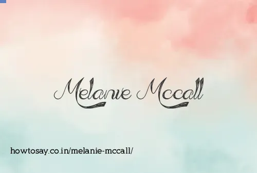Melanie Mccall