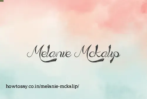 Melanie Mckalip