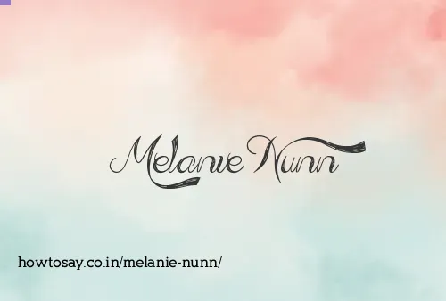 Melanie Nunn