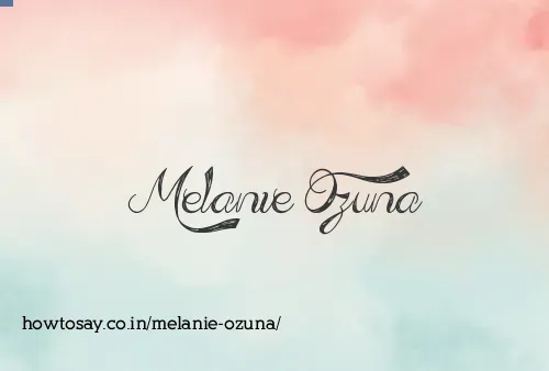 Melanie Ozuna