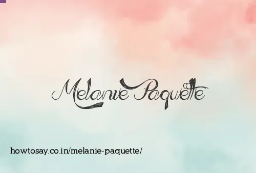 Melanie Paquette