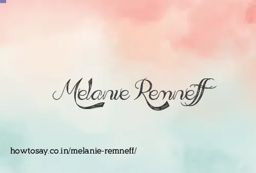 Melanie Remneff