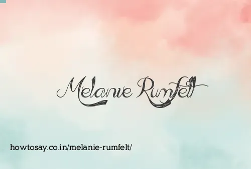 Melanie Rumfelt