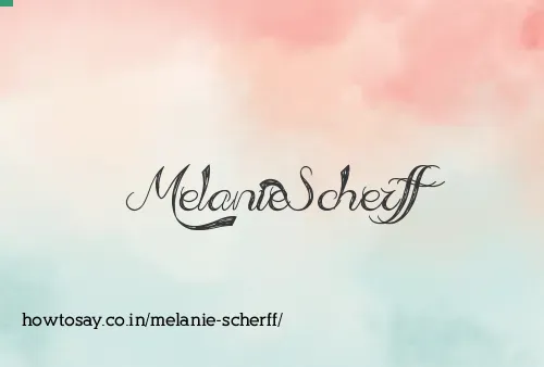 Melanie Scherff