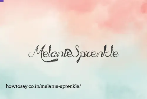 Melanie Sprenkle
