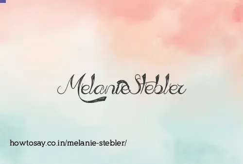 Melanie Stebler