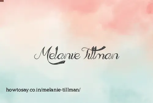 Melanie Tillman