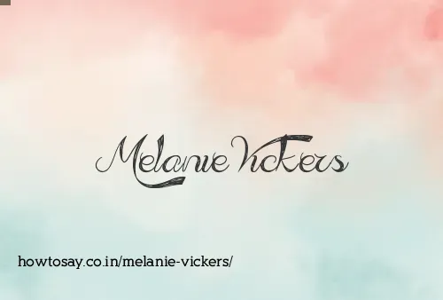 Melanie Vickers