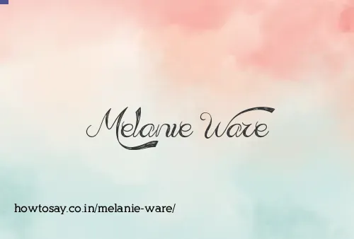 Melanie Ware