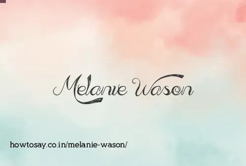 Melanie Wason
