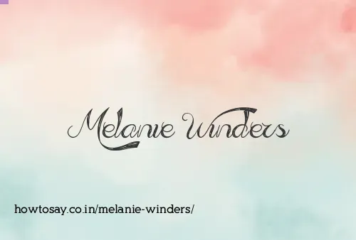 Melanie Winders