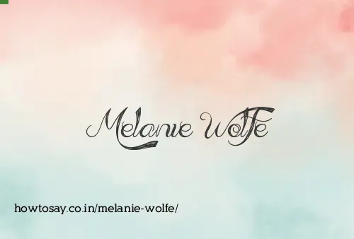 Melanie Wolfe