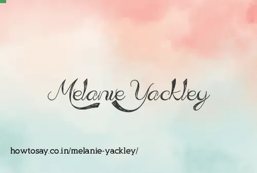 Melanie Yackley