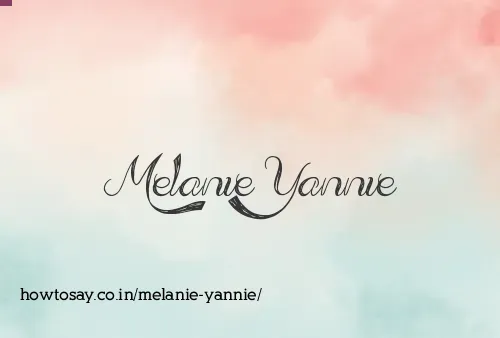 Melanie Yannie