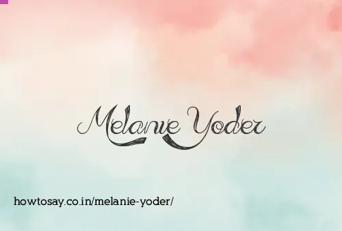 Melanie Yoder