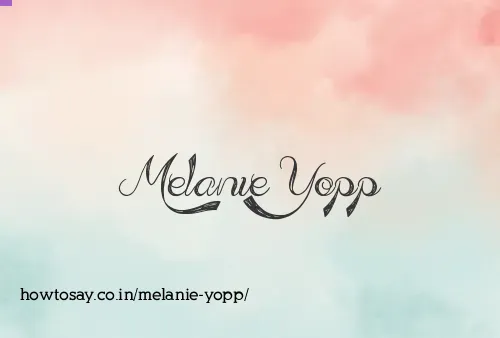 Melanie Yopp