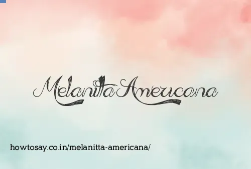 Melanitta Americana
