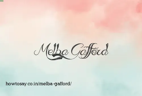 Melba Gafford