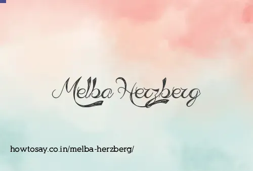 Melba Herzberg