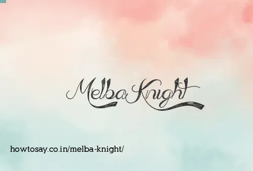Melba Knight