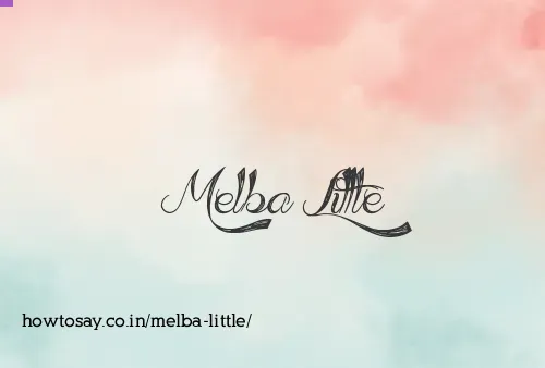 Melba Little