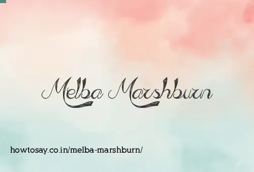 Melba Marshburn