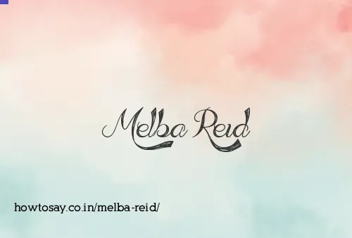 Melba Reid