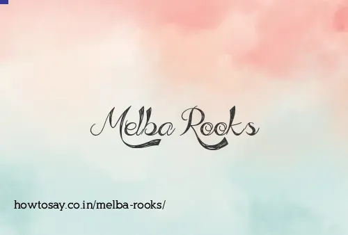 Melba Rooks
