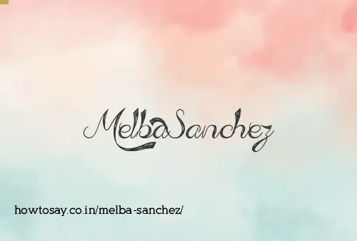 Melba Sanchez