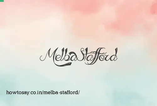 Melba Stafford