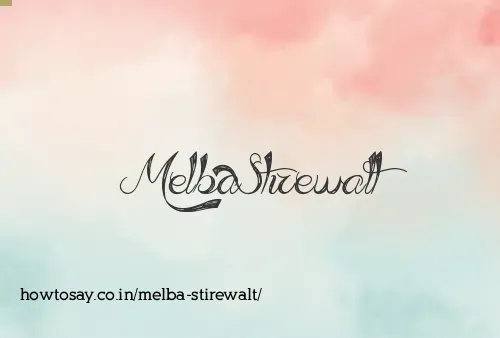 Melba Stirewalt