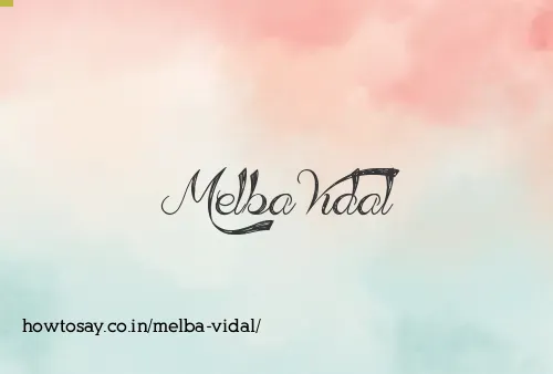 Melba Vidal