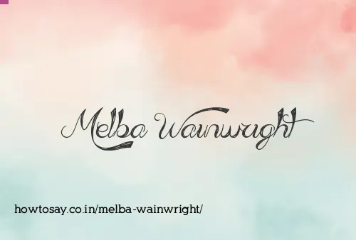Melba Wainwright