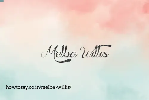 Melba Willis