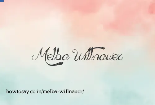 Melba Willnauer