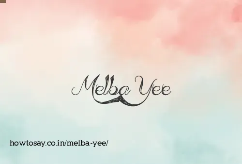 Melba Yee