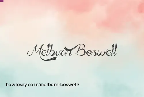 Melburn Boswell
