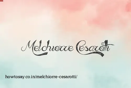 Melchiorre Cesarotti
