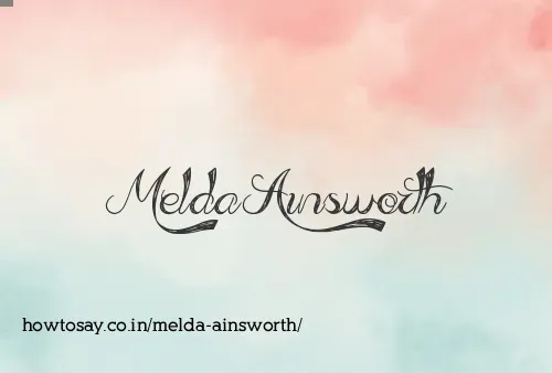 Melda Ainsworth