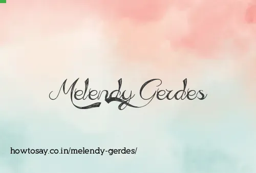 Melendy Gerdes