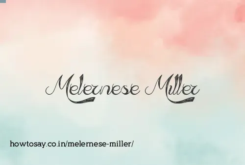 Melernese Miller