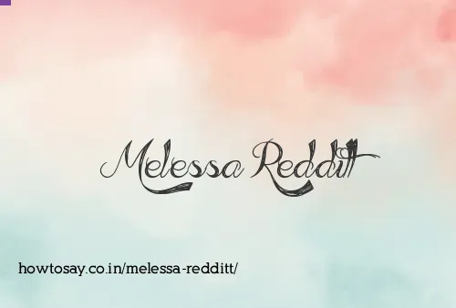 Melessa Redditt