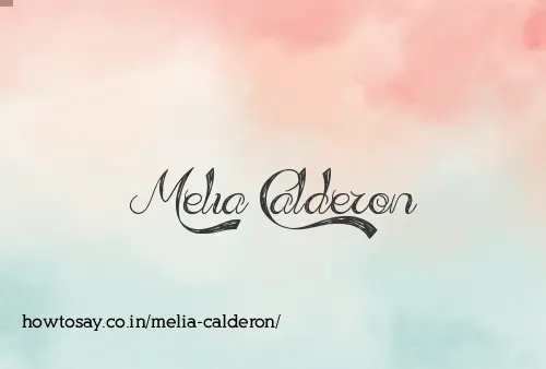 Melia Calderon
