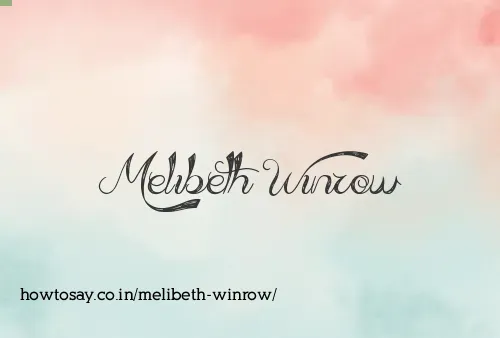 Melibeth Winrow