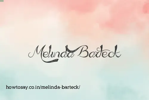 Melinda Barteck