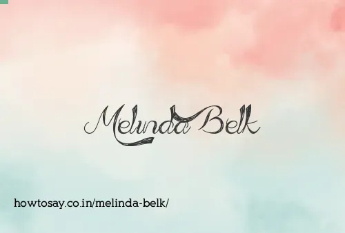 Melinda Belk