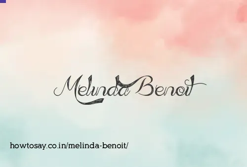 Melinda Benoit