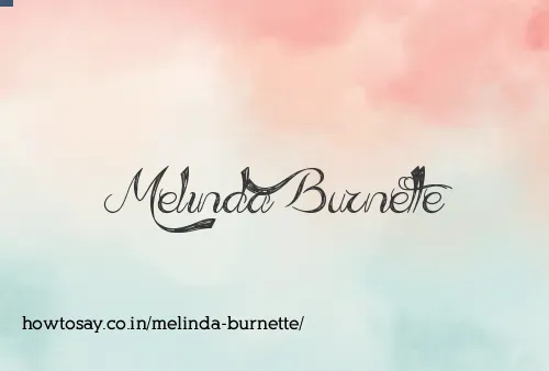 Melinda Burnette