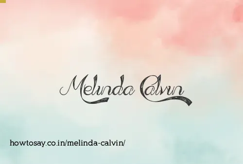 Melinda Calvin