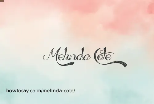 Melinda Cote